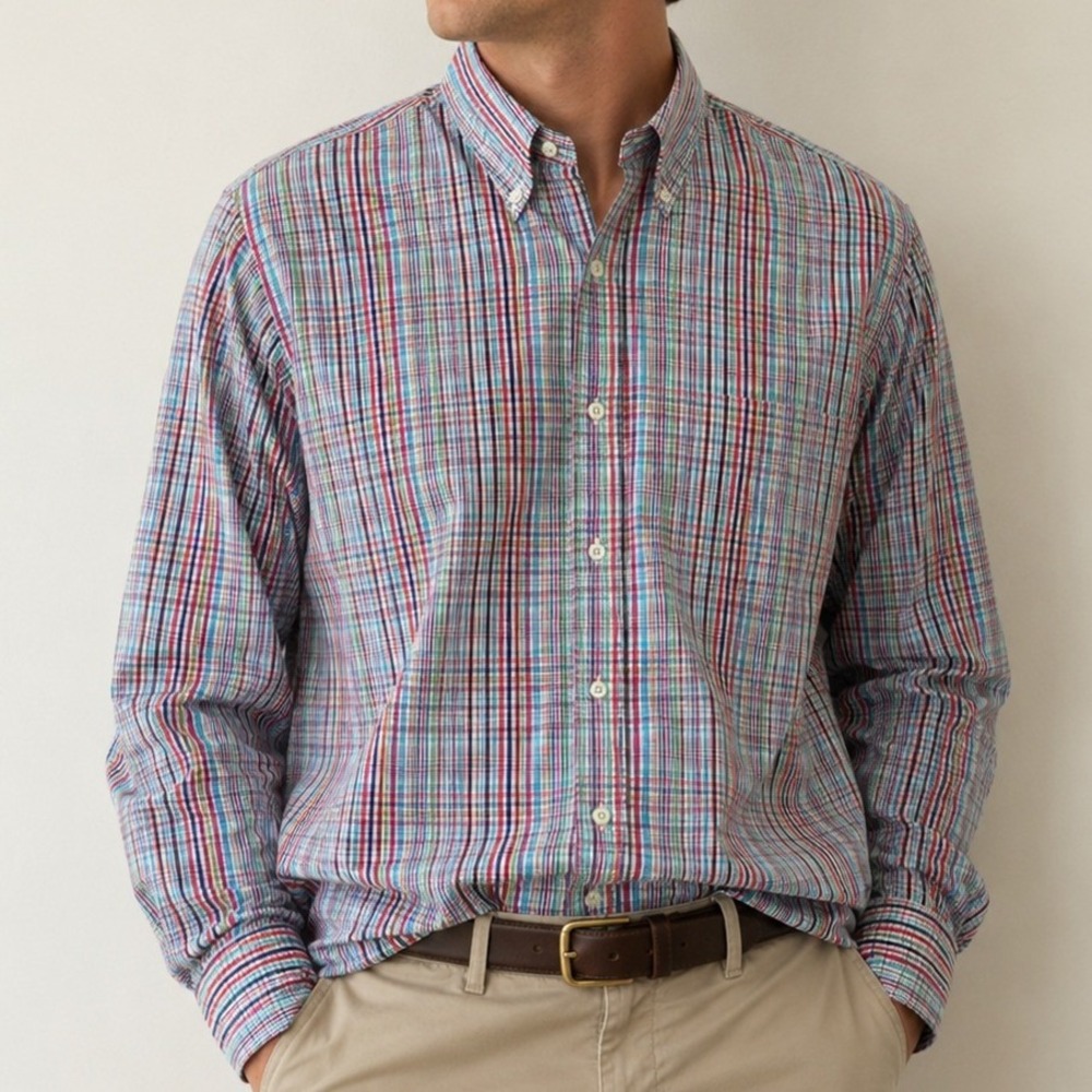 Peter Millar Seaside Finish Button Down Shirt Wedding Guest Career Golf Preppy